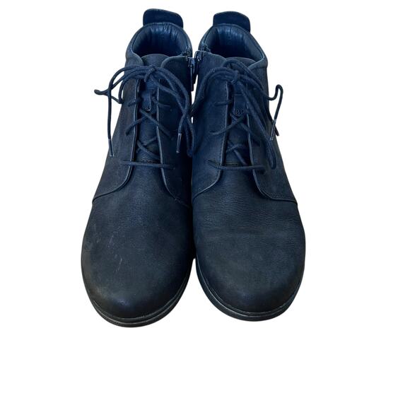 Clarks Un Tallara Eva Black Wedge Ankle Booties Sz 8 - Picture 2 of 10